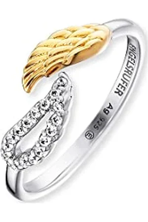 Engelsrufer ERR-TWING-ZI-G Bague pour femme en argent sterling 925 avec ailes d