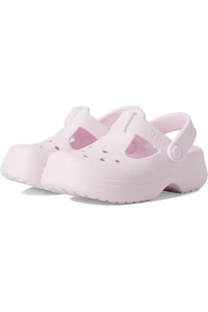 Crocs Unisexe Enfant Classic Mary Jane Clog T Sabots, Pink Milk, 22/23 EU