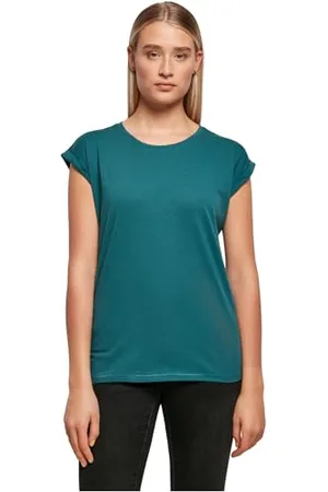 Build Your Brand Ladies Extended Shoulder Tee T-Shirt, , S Femmes