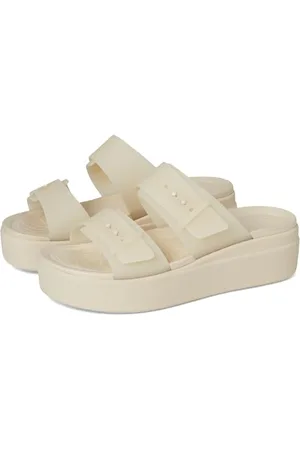 Crocs Brooklyn Bucklefrostedlowwedge Sandale Femme, , 41/42 EU
