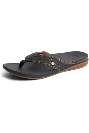 Reef Homme Cushion Bounce Lux Tongues, Black/Brown, 37.5 EU