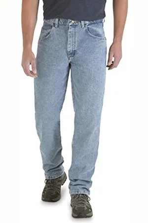 Wrangler Jean Robuste pour Homme Coupe décontractée - Bleu - XX-Large