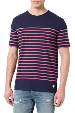 Armor.lux Marinière Etel à Manches Courtes en Coton léger Homme T-Shirt