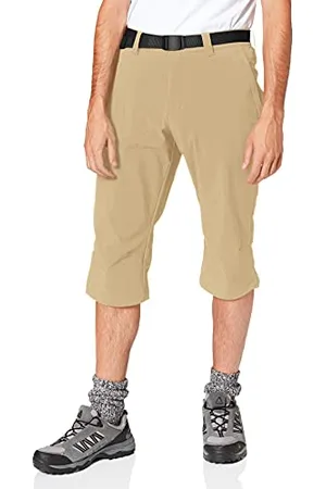 Maier Sports Huang, Pantalon Court de randonnée pour Homme, Bermuda déperlant pour Le Trekking et la randonnée, sans PFC, MSTRETCH Pro 4 et Dryprotec, Marron, 56