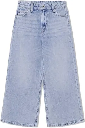 Pepe Jeans Wide Leg Jeans Hw Jr Pg201691, , 16 Ans Fille