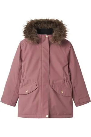 NAME IT NKFSNOW10 Ski Jacket Solid FO Noos Veste de Neige, , 128 Fille