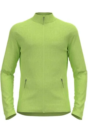 Odlo Tencia T-Shirt à Manches Longues avec Fermeture éclair pour Homme