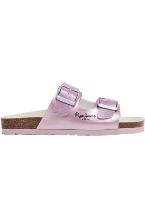 Pepe Jeans Oban Bay G, Sandale Fille, Rose (Washed Rose Pink), 7