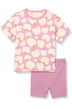 Amazon Ensemble t-Shirt et Short de vélo Fille, , 9 Ans