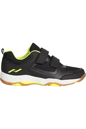 pro touch Indoor-Chaussure Rebel Iv VLC Marche Mixte, Black/Yellow Light/G, 33 EU