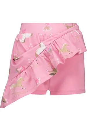 Salt & Pepper BY KIDS PARK Mädchen Skort mit Pferde AOP aus S.Jersey Jupe, , 140 Fille
