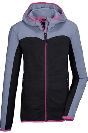 Killtec Fille Veste en power stretch avec capuche KOS 167 GRLS FLX JCKT, jeansblau, 152, 42980-000
