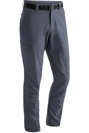 Maier Sports Torid Slim, Pantalon de randonnée pour Homme, Pantalon Outdoor déperlant pour Le Trekking et la randonnée, Coupe ajustée, sans PFC, MSTRETCH Pro 4 et Dryprotec, Gris, 58 (W40/L32)
