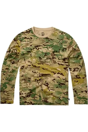 Brandit Premium Longsleeve Shirt Chemise, Camouflage Tactique, XL Hommes