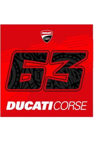 VALENTINO Ducati BAGNAIA Bandana, Red, Taille Unique Unisex