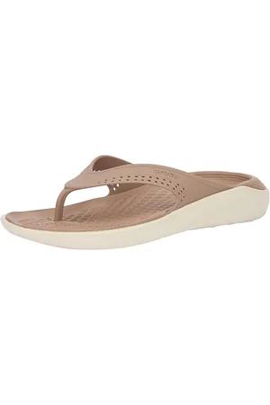 Crocs Unisexe Adulte LiteRide Flip Tongs, Latte/Stucco, 45/46 EU