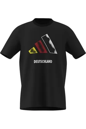 adidas T-Shirt Unisexe avec Logo Allemand 3 Barres (Manches Courtes) (Lot de 1)