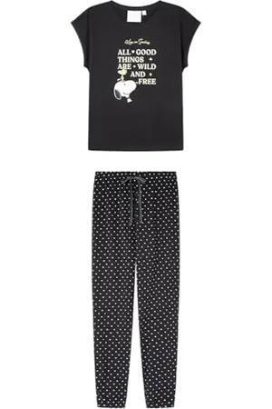 Women secret Long Pyjama Multilicense Happy Snoopy, , S Femme