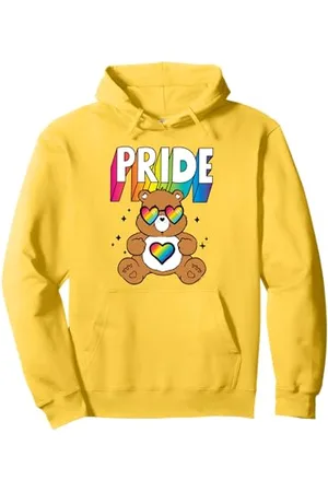 Care Bears Rainbow Pride Tenderheart Ours mignon dessin animé Sweat à Capuche
