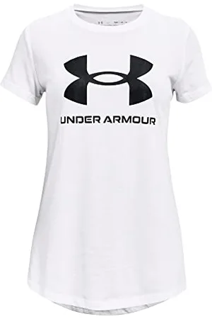Under Armour Fille UA G Sportstyle Logo SS – T-shirt fille ultra-doux pour l