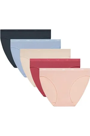 Dim Femme Les Pockets Eco Coton Classique X5 Culotte, , XS-S EU