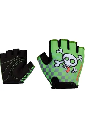 Ziener Gants de Cyclisme CLOSI pour Enfant | Doigts Courts - Respirants, amortissants, Vert Citron, M