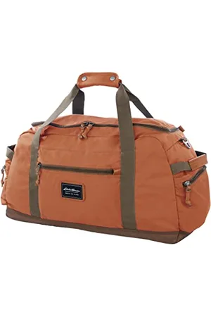 Eddie Bauer Bygone Duffel Weekend Travel | Lightweight | Rugged Polyester/Nylon | U-Shaped Main Compartment, Terracotta, 45L