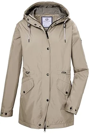 G.I.G.A. DX by killtec Femme Veste fonctionnelle/veste outdoor avec capuche GS 68 WMN JCKT, hellbeige, 46, 42687-000