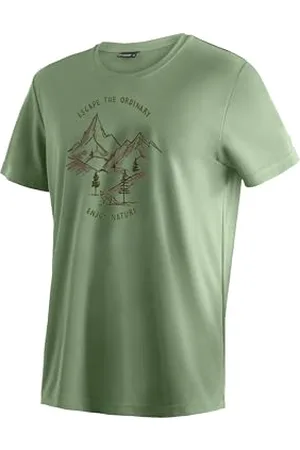 Maier Sports Dieter Print T-Shirt Fonctionnel pour Homme avec imprimé, Coupe Droite
