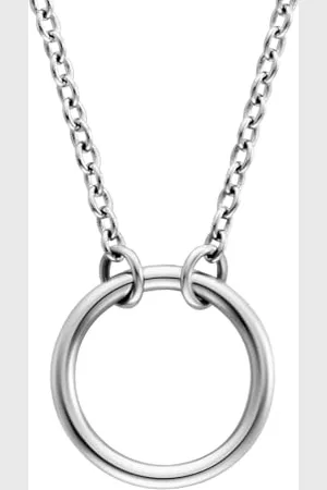 Engelsrufer Chaîne pour femme en argent sterling 925 - Fermoir mousqueton - Longueur : 42 + 4 + 4 cm, 50 cm, Argent sterling, Pas de gemme