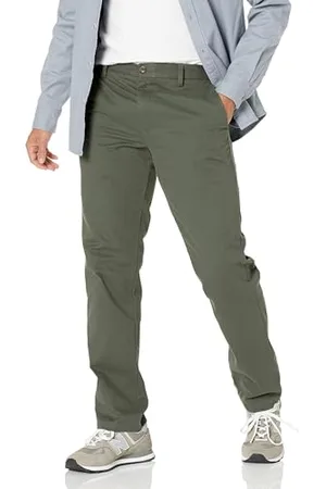 Amazon Pantalon Chino à Coupe Ajustée Sans Pinces et Infroissable Homme, , 30W / 32L
