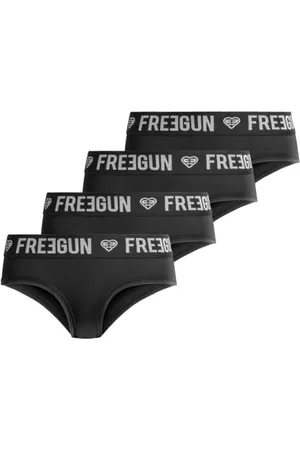 Freegun Culotte Fille, sous-vêtements Féminins, Confortable et Ultra-Doux (Lot de 4) 8 ans/10 Ans