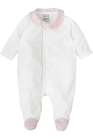 BABIDU Pelele Enterizo Para Bebé Con Volante Estampado Grenouillère, , 9 Mois Mixte bébé