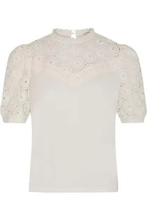 Morgan T-shirt manches courtes brodé M