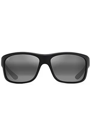 Maui Jim MJ0815S Sunglasses, Soft Black/Sea Blue/Grey, 63-15-120 Unisex