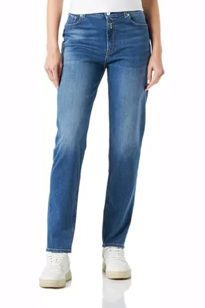Replay Damen Jeans Kiley Straight-Fit, Bleu Moyen 009 (Blau), 29W / 28L