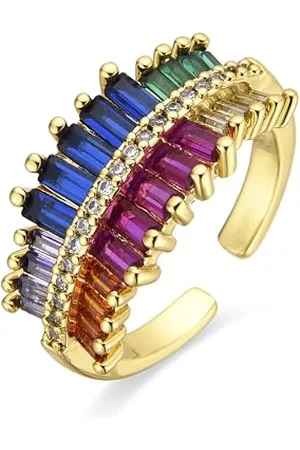 Luxenter Bague finition or 18 carats - Osere, Métal, Zircone cubique