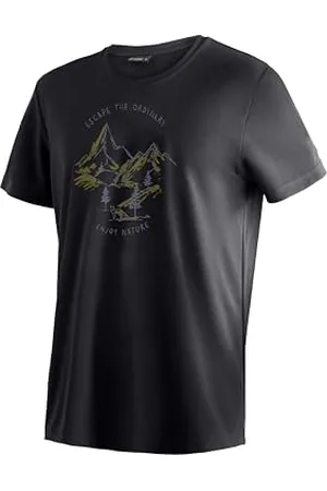 Maier Sports Dieter Print T-Shirt Fonctionnel pour Homme avec imprimé, Coupe Droite