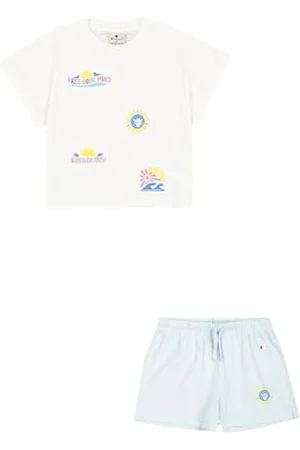 Champion Legacy Girl-Graphic Oversize T-Shirt Set Ensemble, , 7 Ans Fille