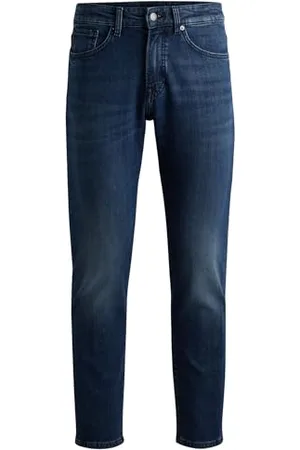 HUGO BOSS Hommes RE.Maine BO Maine Jean Regular Bleu en Denim Stretch Confortable
