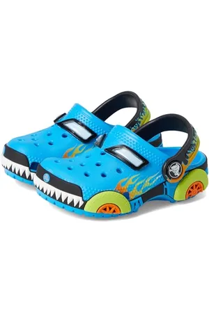 Crocs Unisexe Enfant Classic IAM Monster Truck CG T Sabots, Neon Ocean, 19/20 EU