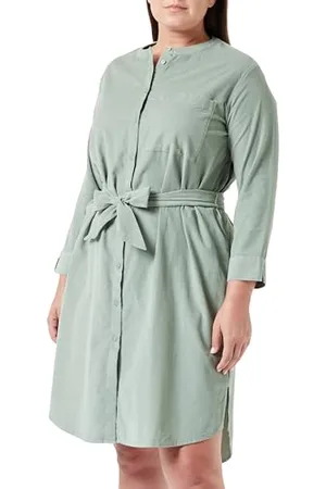 QS by s.Oliver Sales GmbH & Co. KG / Robe Chemise en Velours côtelé pour Femme, , 42