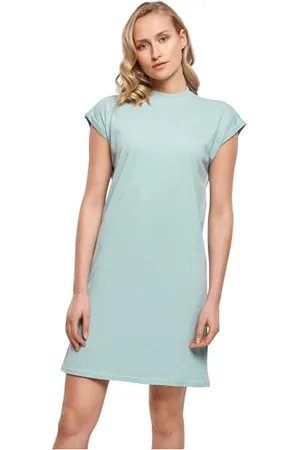 Build Your Brand Ladies Turtle Extended Shoulder Dress Robe décontractée, , XXXXXL Femme
