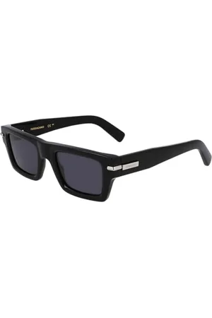 Salvatore Ferragamo SF2034S Sunglasses, Black, 50 Unisex