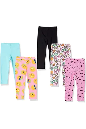 Amazon Legging Fille, Lot de 5, , 8 Ans