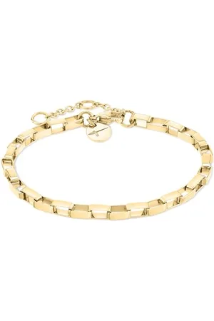 Tamaris Bracelet à gros maillons en acier inoxydable, 21 cm, Acier inoxydable, Pas de gemme