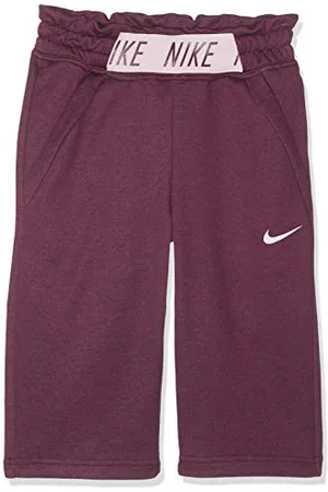 Nike G NK Culotte Studio Un Pantalon Fille, Bordeaux/HTR/Pink Foam/Pink f, FR : M (Taille Fabricant : M)