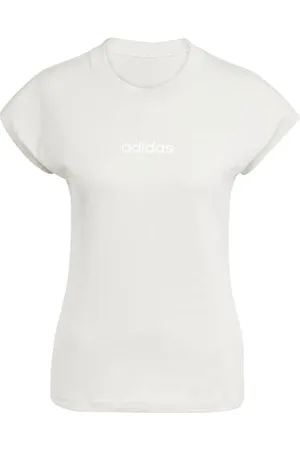 adidas Femme Essentials Linear Cotton T-Shirt, , M