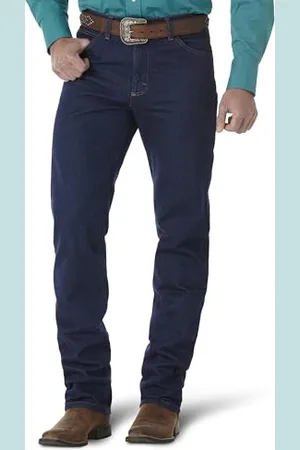 Wrangler Jean de Cowboy Haute Performance pour Homme Coupe Droite, Pré-Lavage., 31 W/32 L