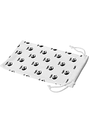 Bonamaison Imprimé Numériquement Lunettes Étui avec Cordon ​de Serrage, 100% Coton, Sac Lunettes, Pochette à Lunettes, 1 Pièce, Taille: 11x19 Cm